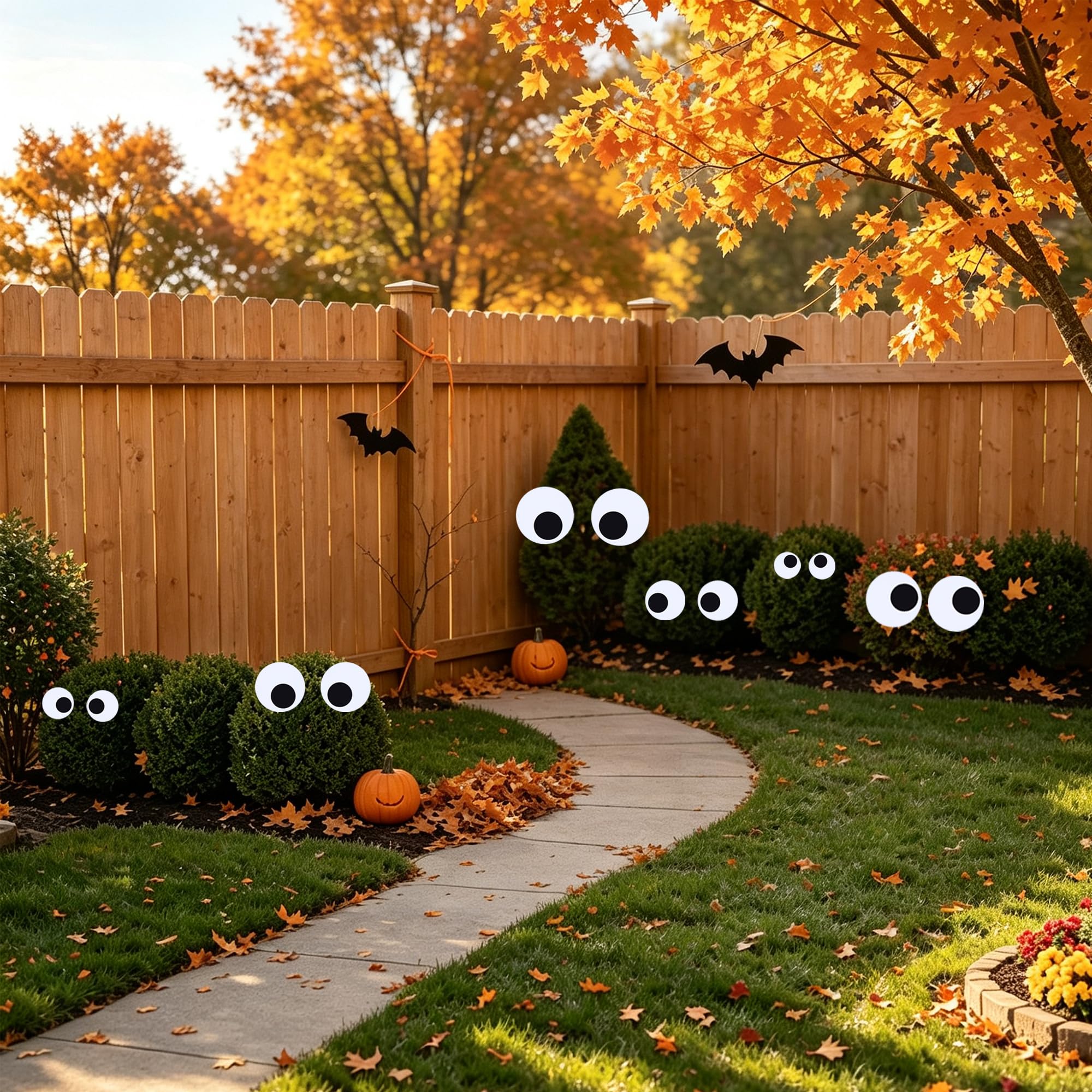 Easy installation of UYEDUJZ Halloween eyeball decorations