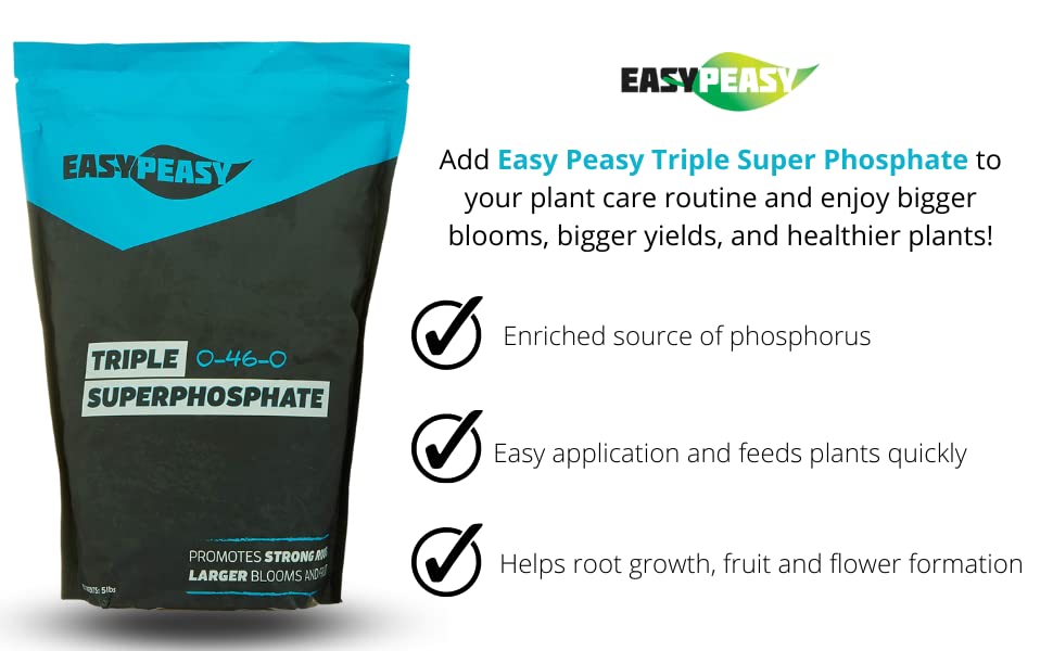 Easy Peasy fertilizer close-up showing granule size