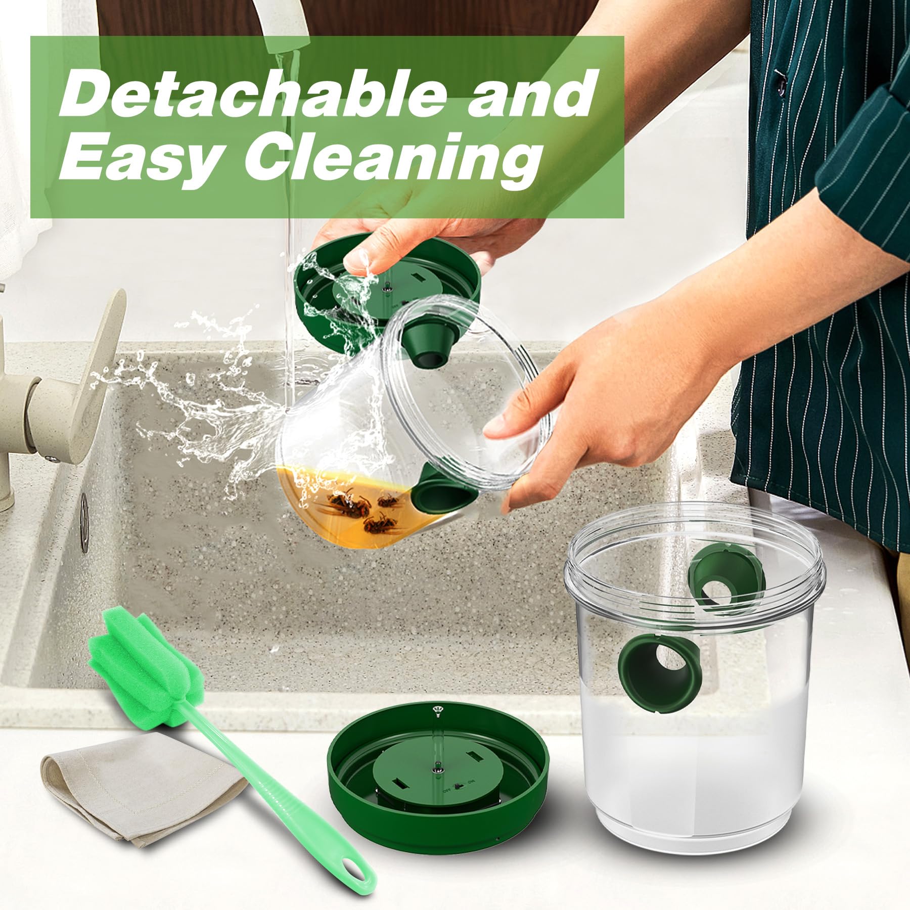 Easy to clean G-Jyuncyou solar wasp trap