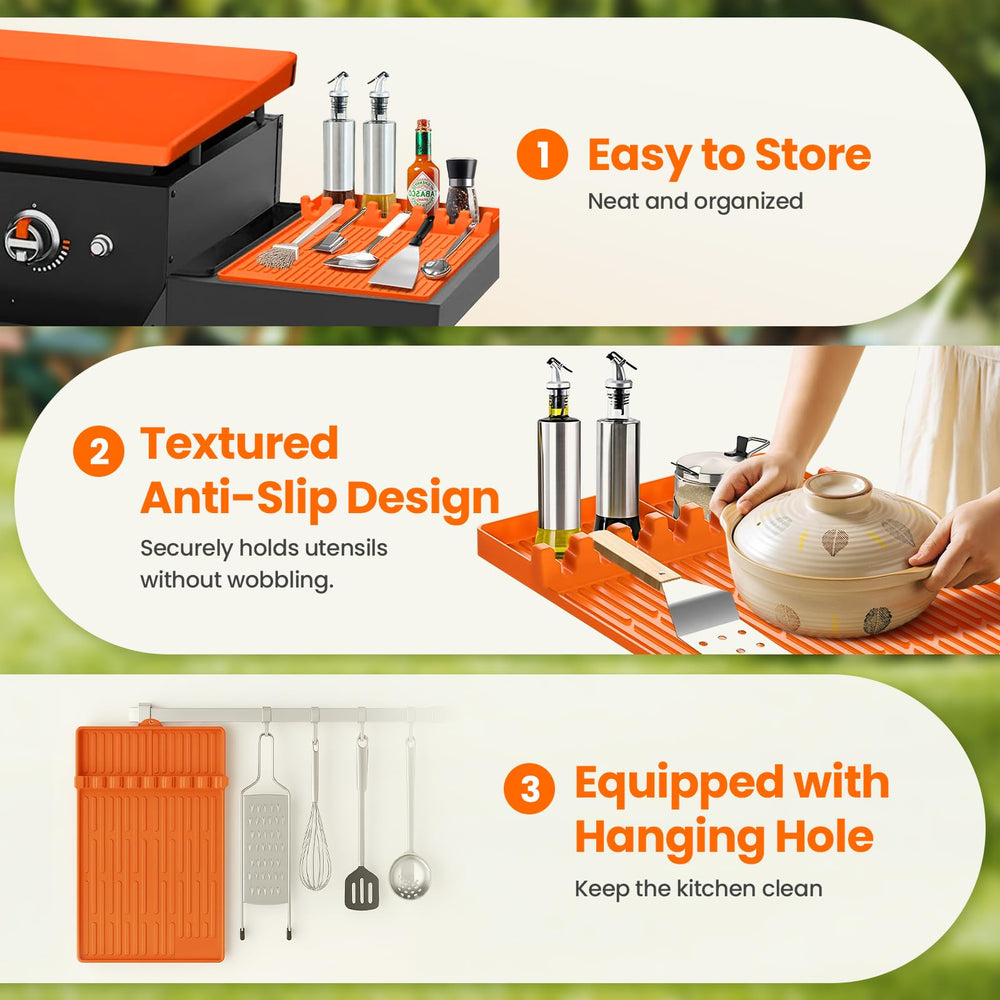 Easy-to-clean TAOMAND silicone griddle cover