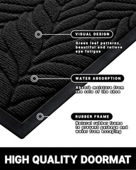Easy to clean Yimobra door mat with high-pressure washer