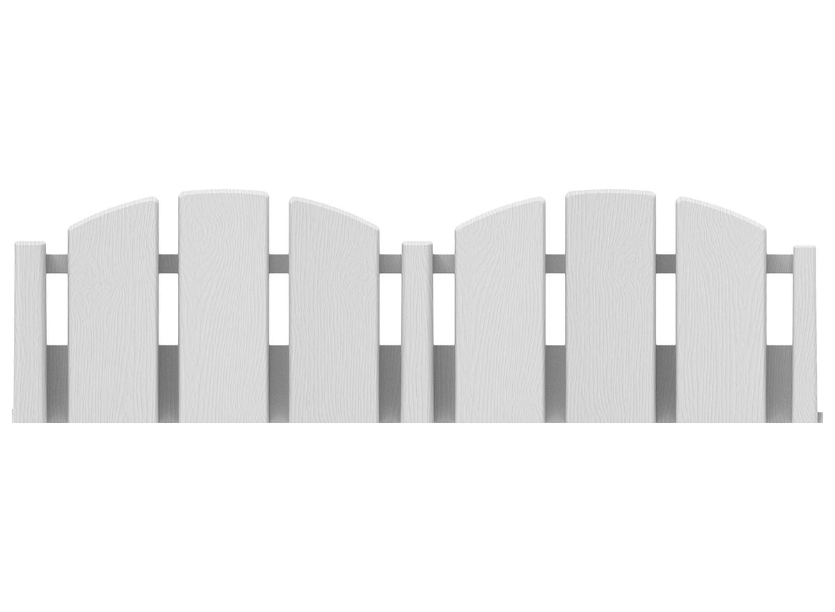 EasyFlex No-Dig Landscape Edging Kit with 12 pieces and anchoring spikes