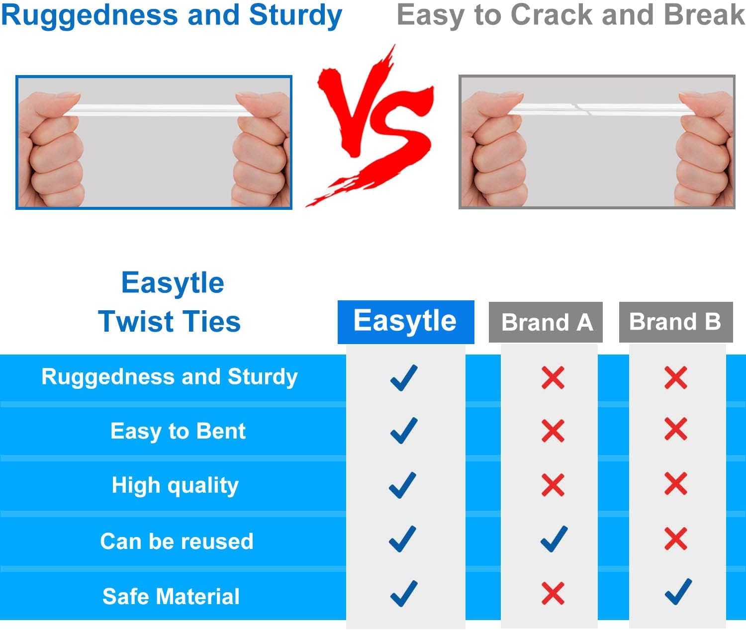 Easytle twist ties in a DIY craft project
