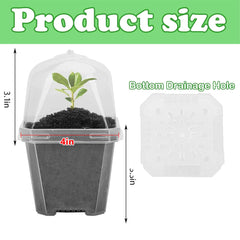 EBaokuup nursery pot stacked for space-saving storage