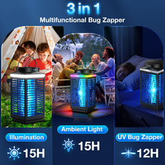 echet Bug Zapper hanging in a garden setting