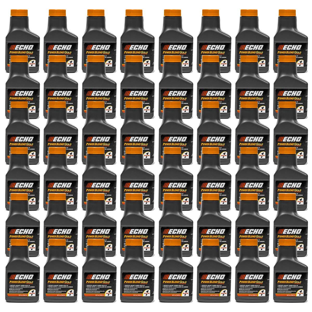 ECHO 2-Stroke Engine Oil 48PK front view with bottles