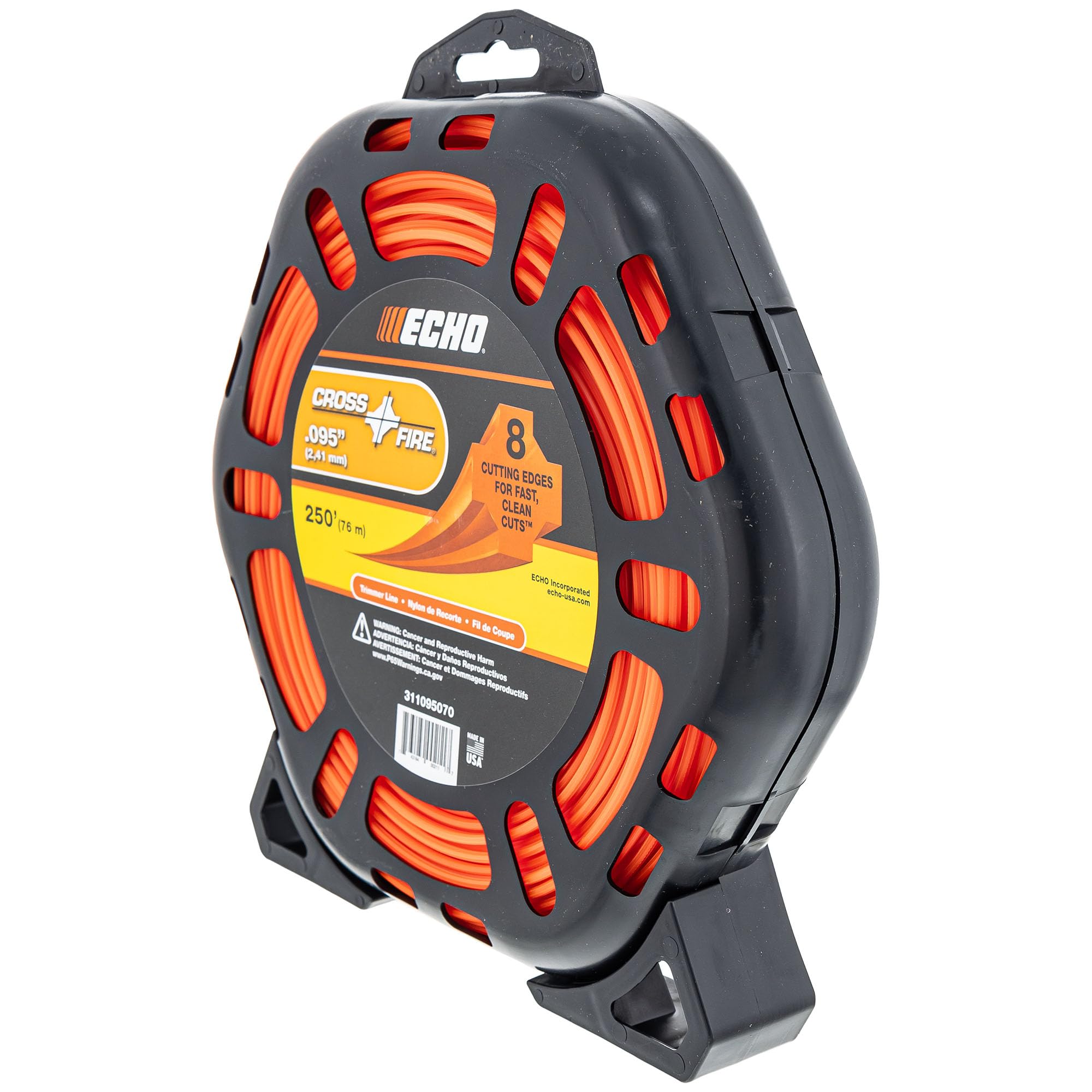 ECHO 311095070 Trimmer Line 0.095 inches size comparison
