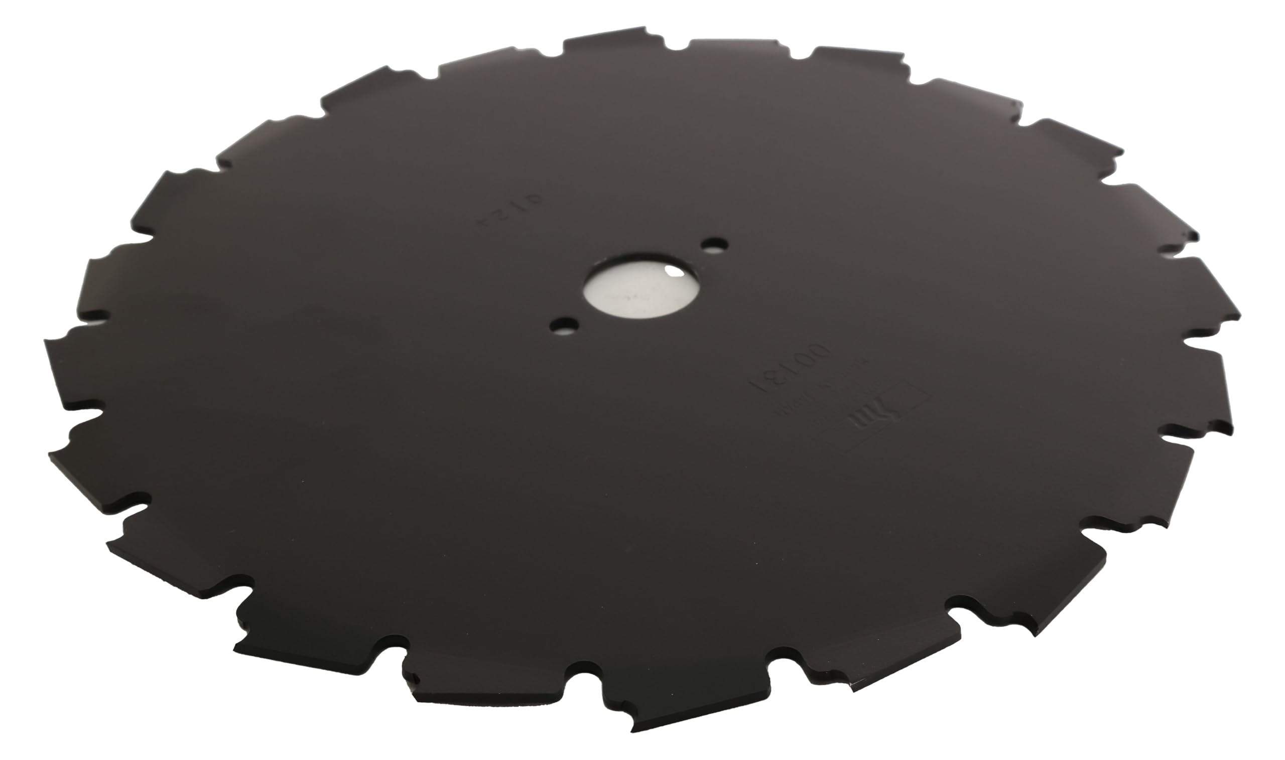 Echo 8" Steel Brushcutter Blade installed on trimmer