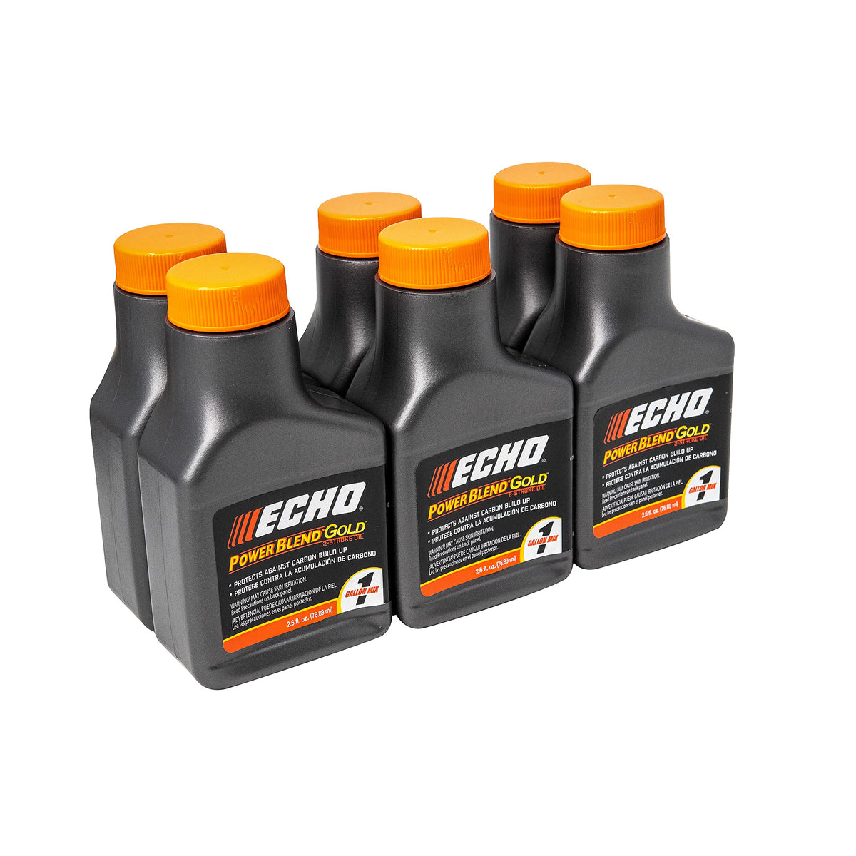 Echo Power Blend Gold Oil Mix 50:1 2.6 fl oz bottle front view
