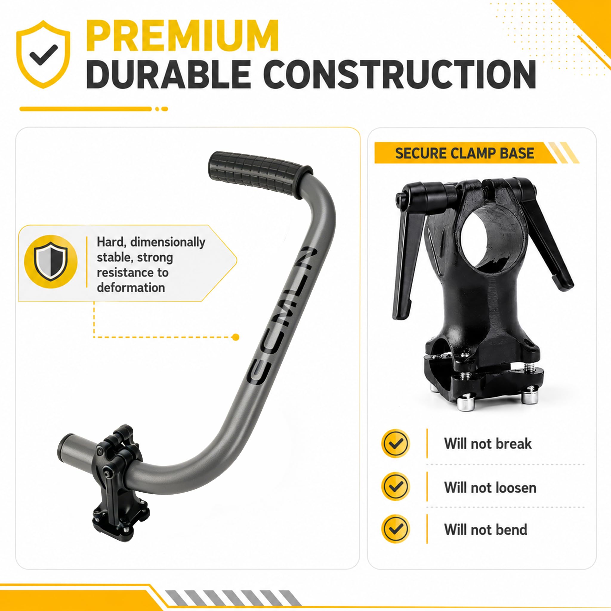 Ecmln Weed Eater Handle with rubber spacer included