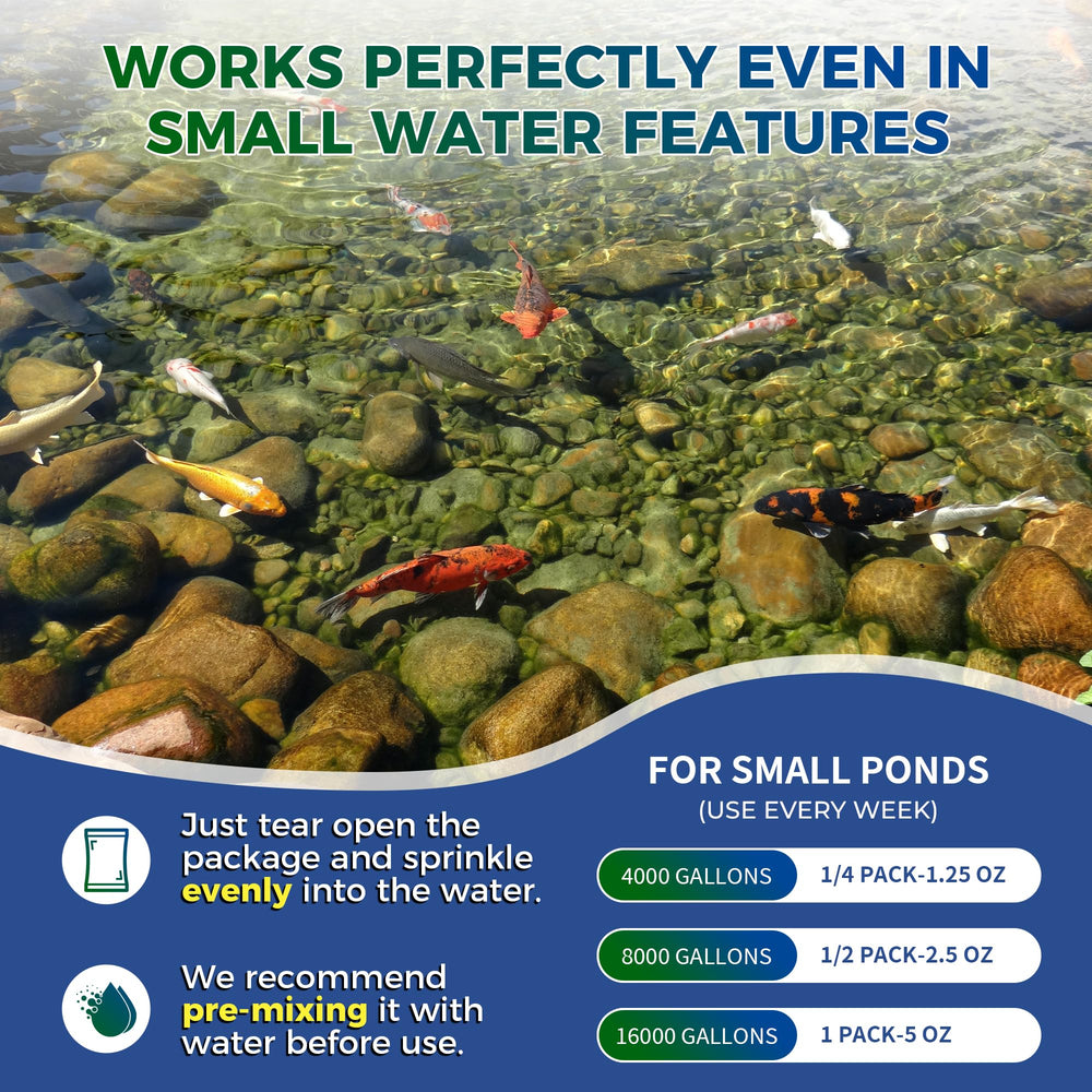Eco-friendly ingredients of Dr.Raifya's pond solution