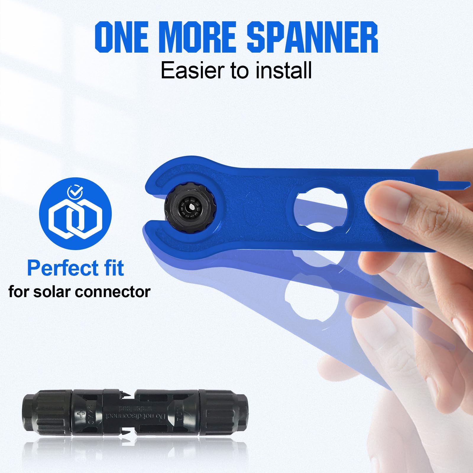 ECO-WORTHY spanner wrench in use