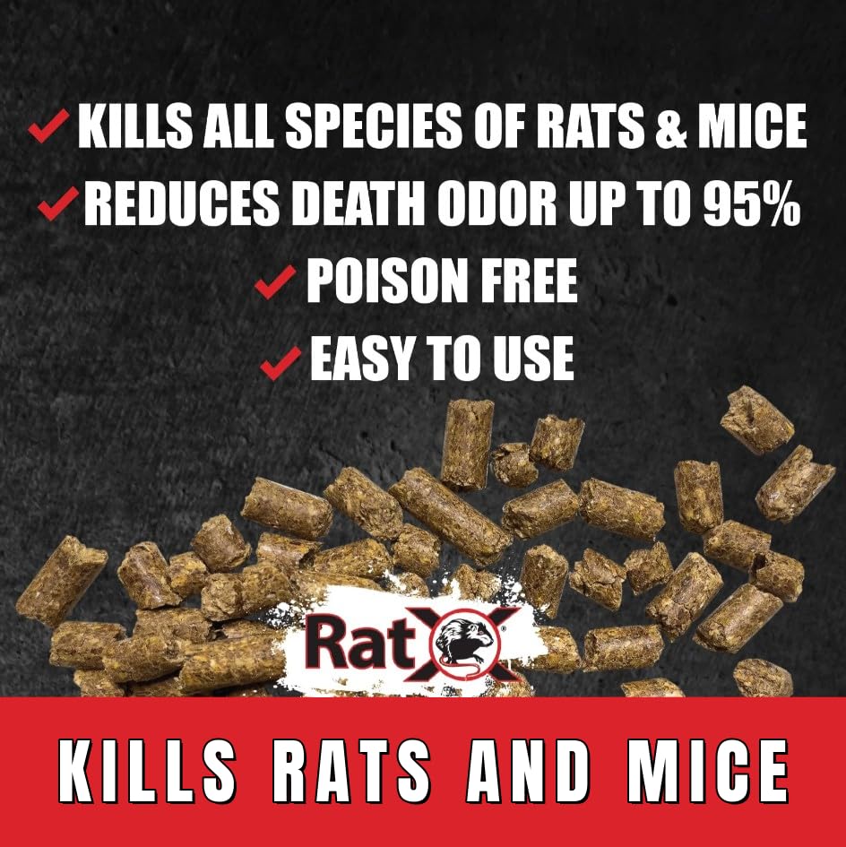 ECOCLEAR PRODUCTS RatX pellets being applied in a home