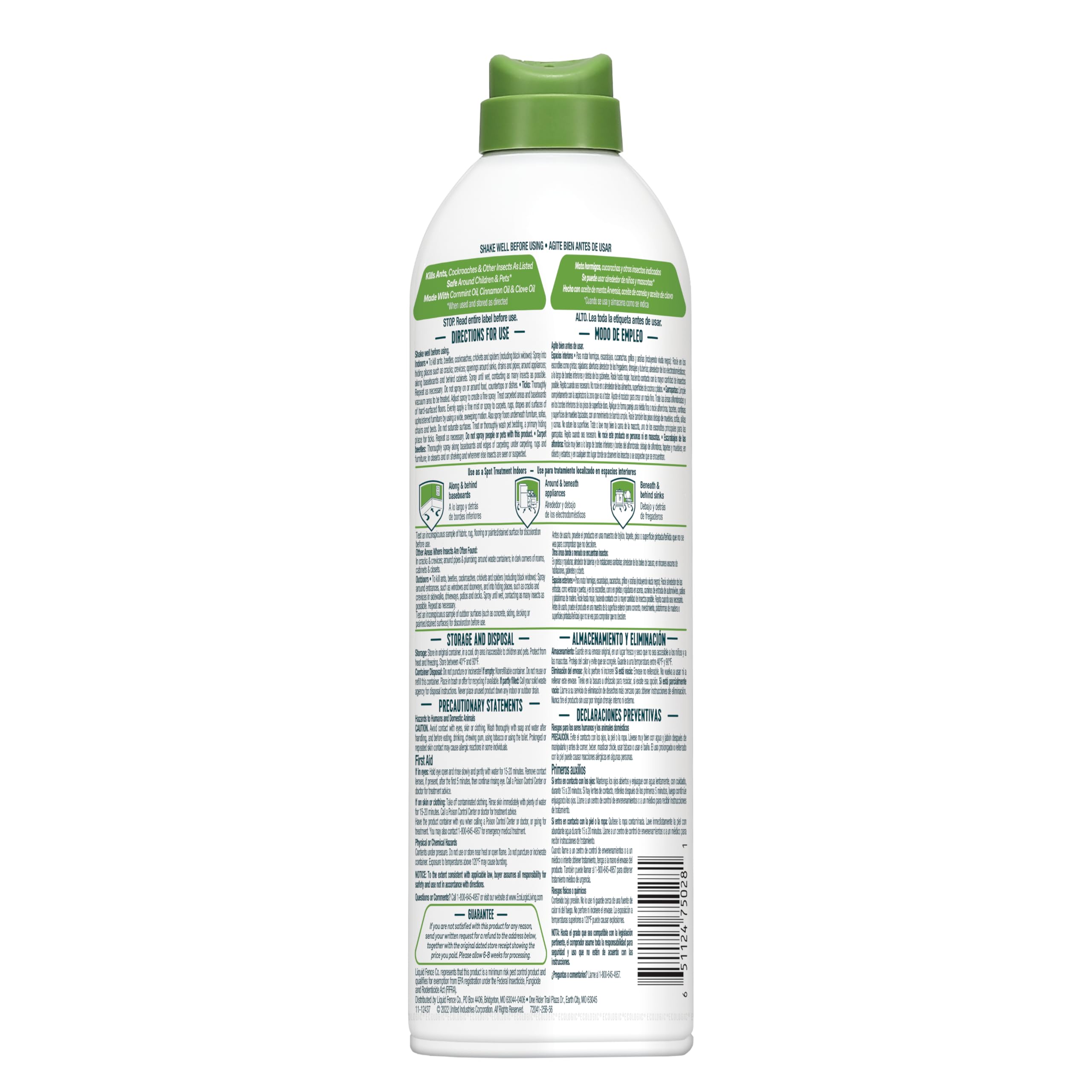 EcoLogic Ant & Roach Killer in a garden setting