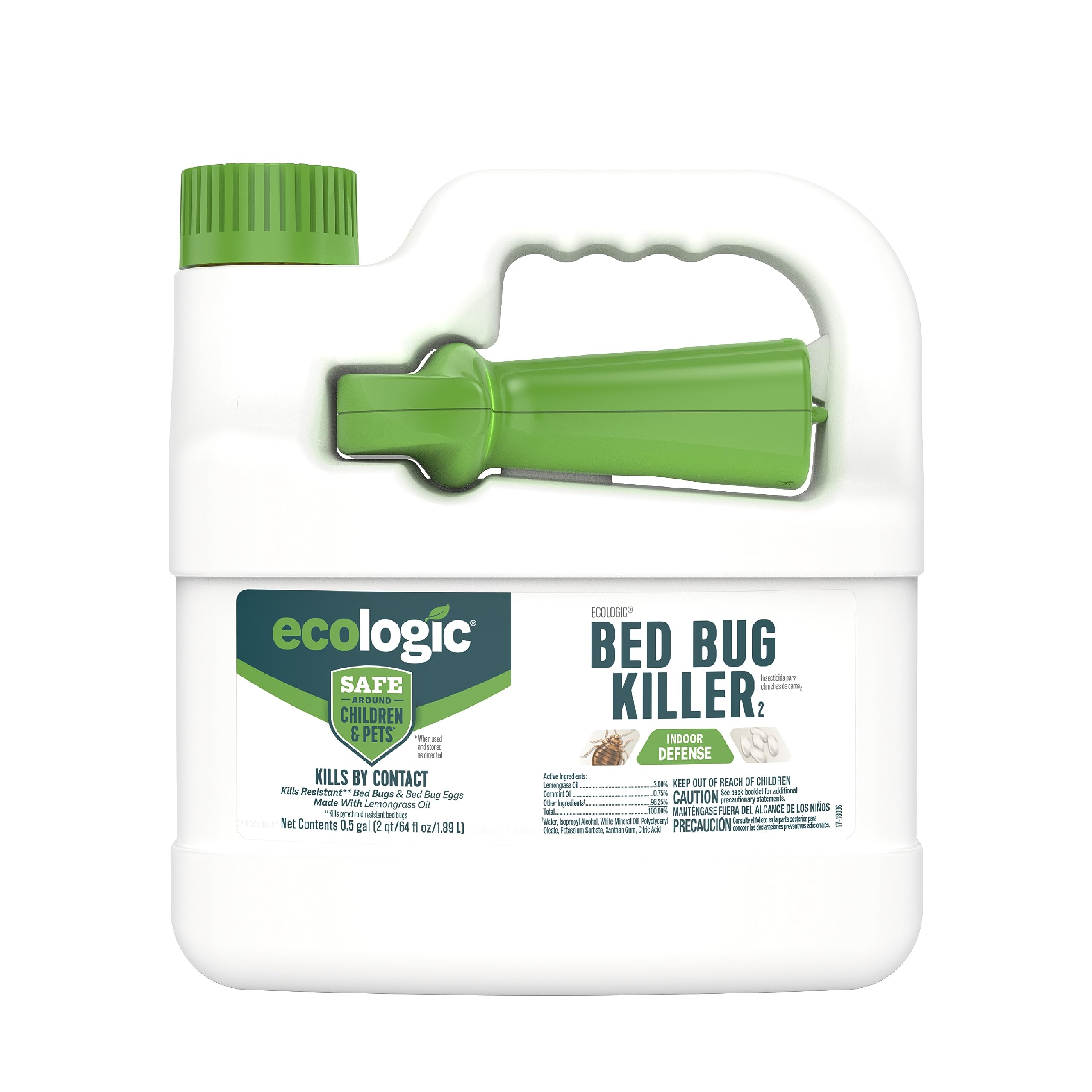 EcoLogic Bed Bug Killer Ready-To-Use Spray 64 Oz front view