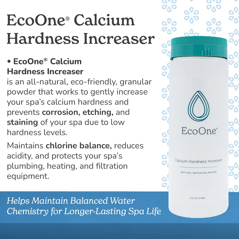 ecoone Calcium Hardness Increaser packaging with ingredients
