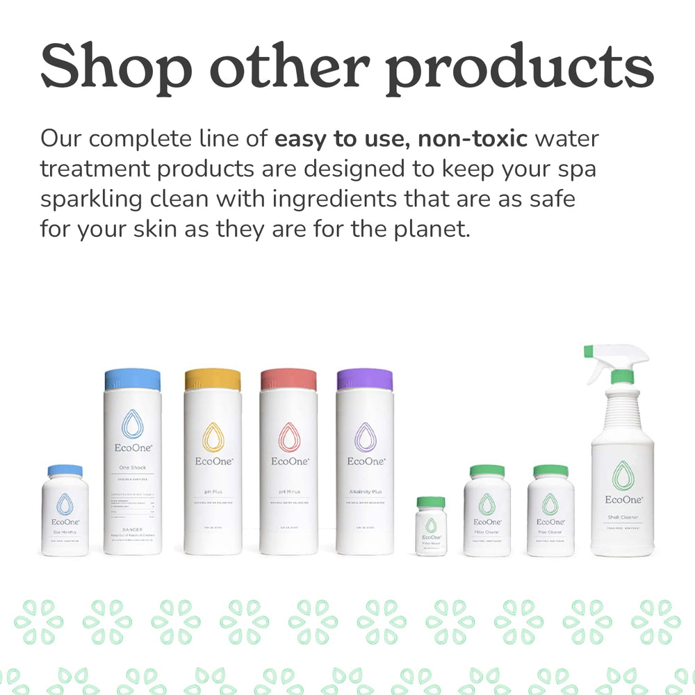 ecoone Filter Cleaner 8 Oz packaging and instructions