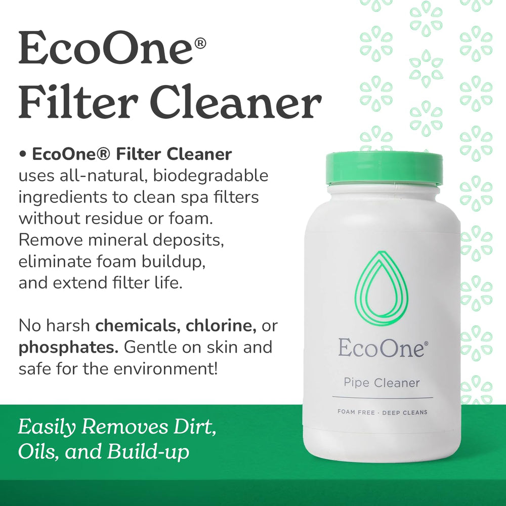 ecoone Filter Cleaner 8 Oz side view showing cap