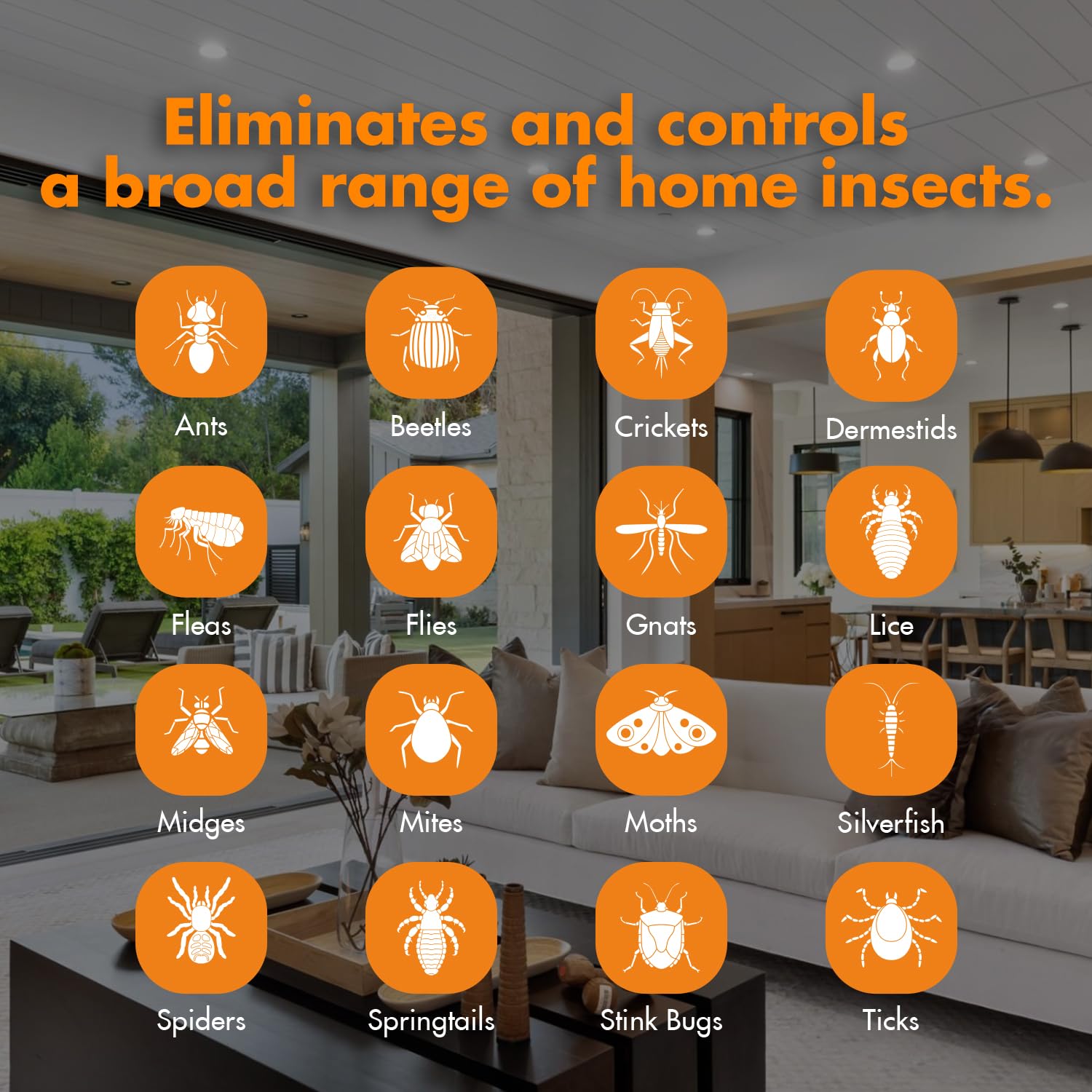 EcoVenger All Purpose Insect Control bottle with woody scent label