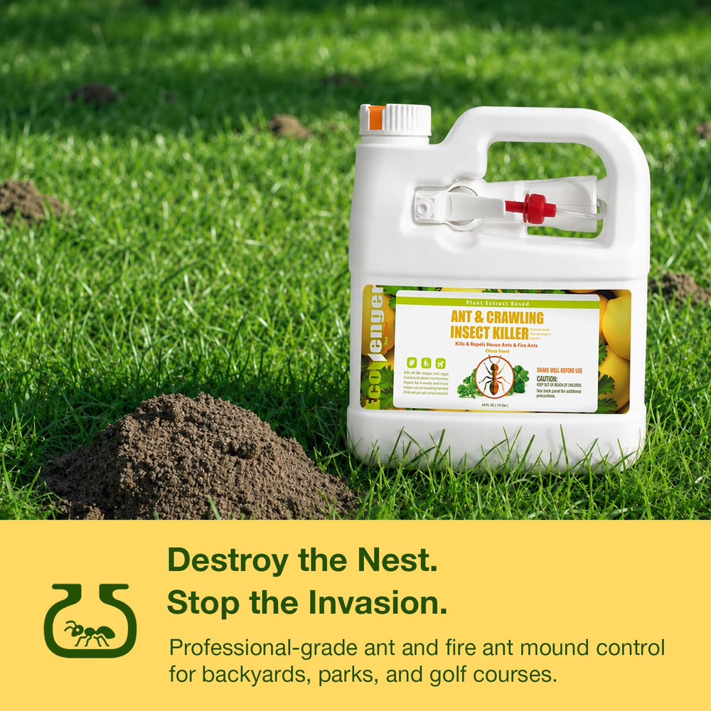 EcoVenger Ant Killer ingredients list on packaging