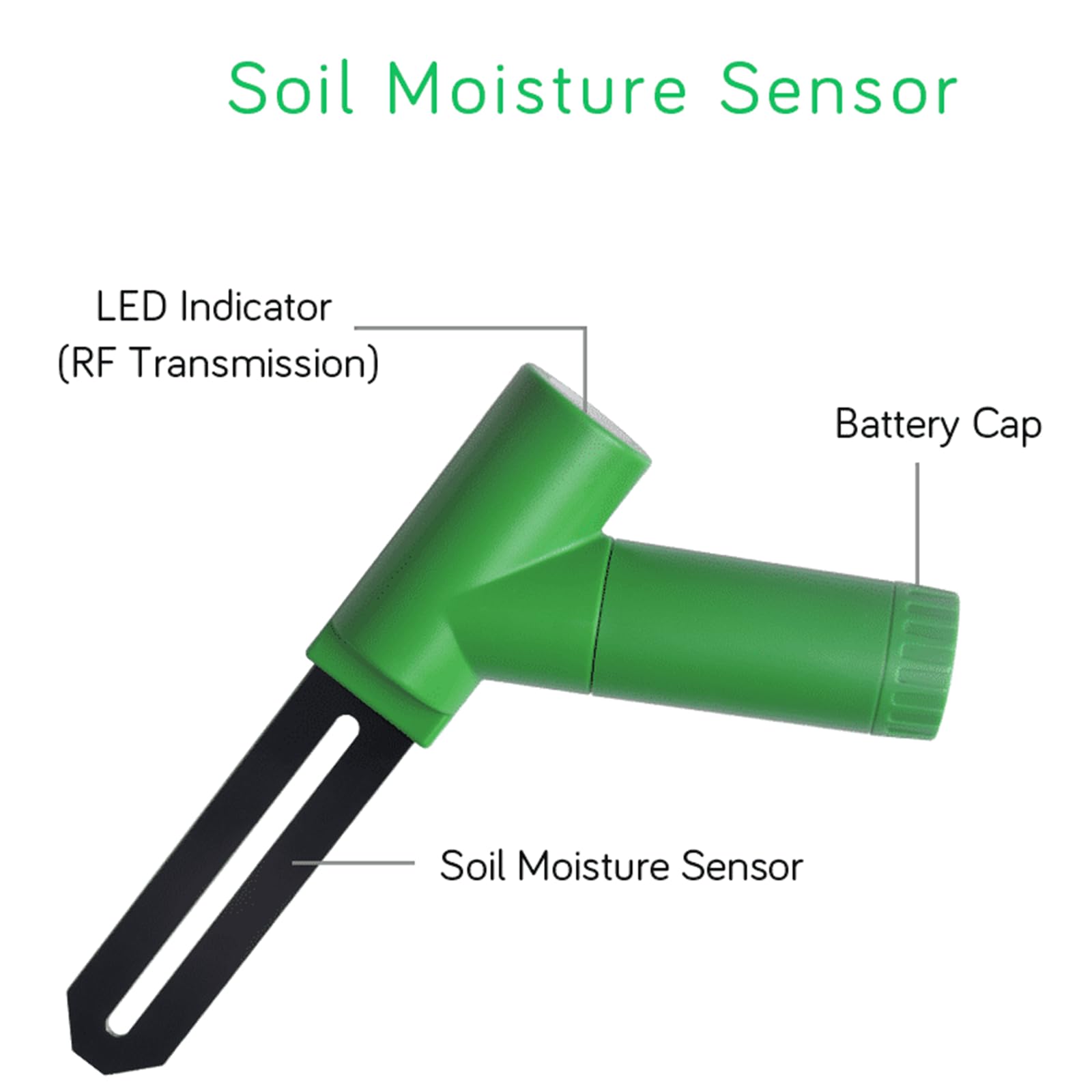 ECOWITT WH51 Soil Moisture Sensor displayed on a table