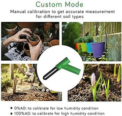 ECOWITT WH51 Soil Moisture Sensor in a garden setting