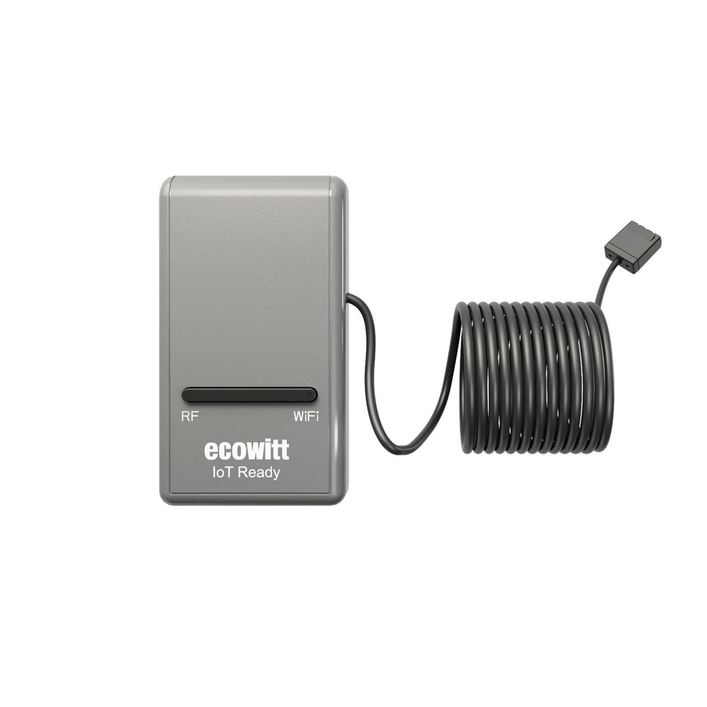 ECOWITT Wi-Fi Gateway Weather Station with built-in sensors, grey