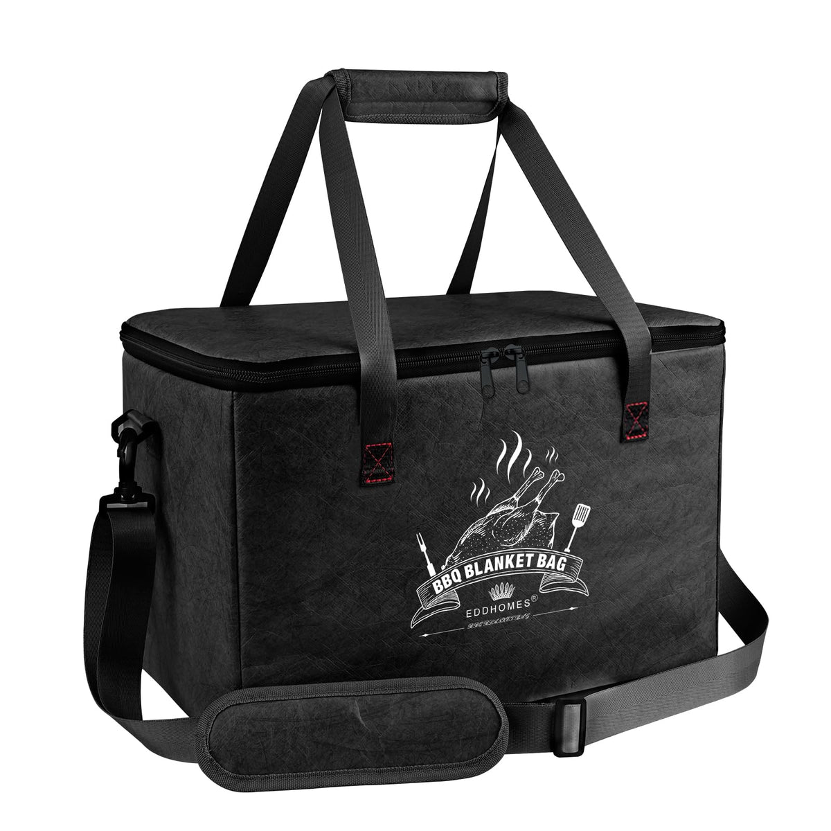 EddHomes BBQ Blanket Bag front view with zipper