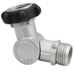 Eden Adjustable Metal Swivel Connector front view