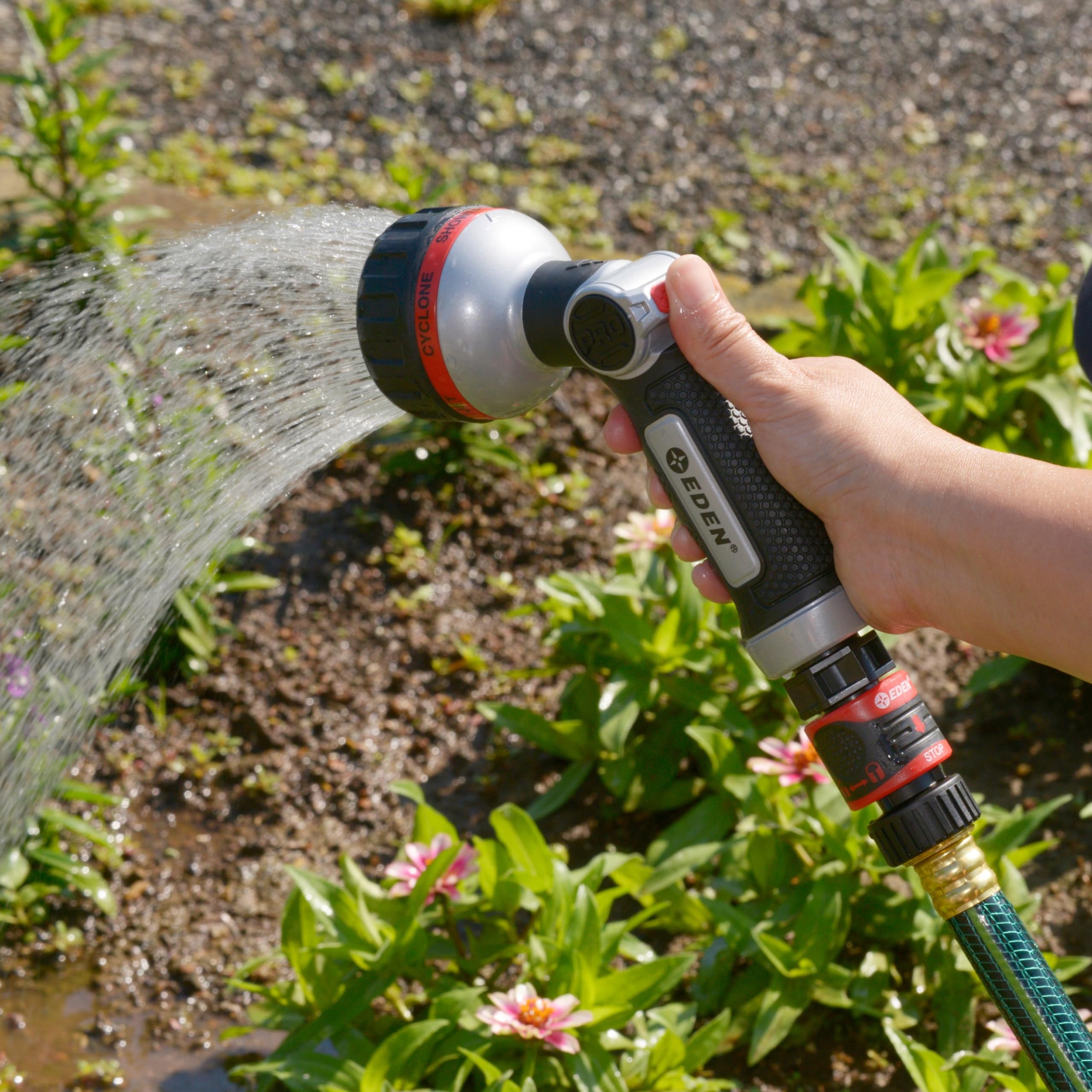 Eden Hose Nozzle with Quick Connector and adapters