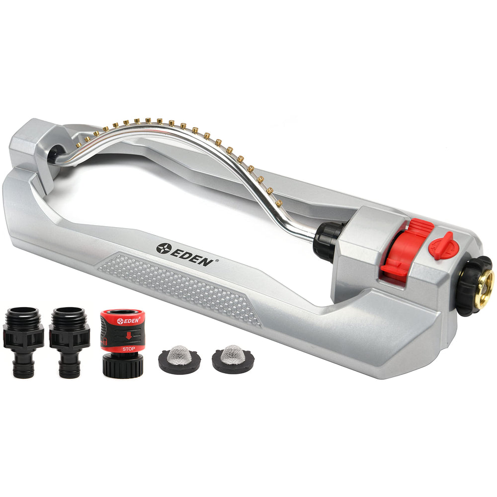 Eden Metal 2-Way Oscillating Sprinkler front view