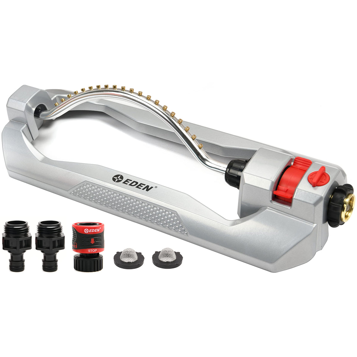Eden Metal 2-Way Oscillating Sprinkler front view
