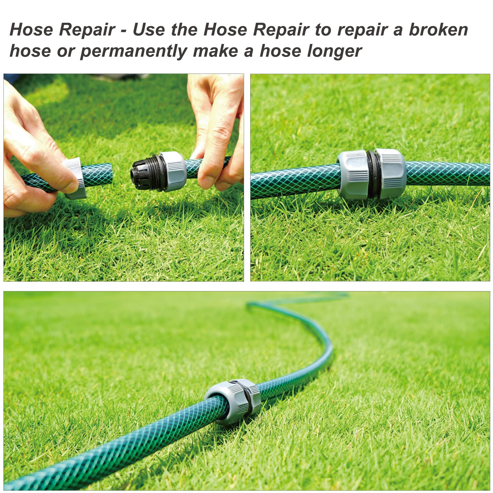 Eden sprinkler system in use watering a flower bed