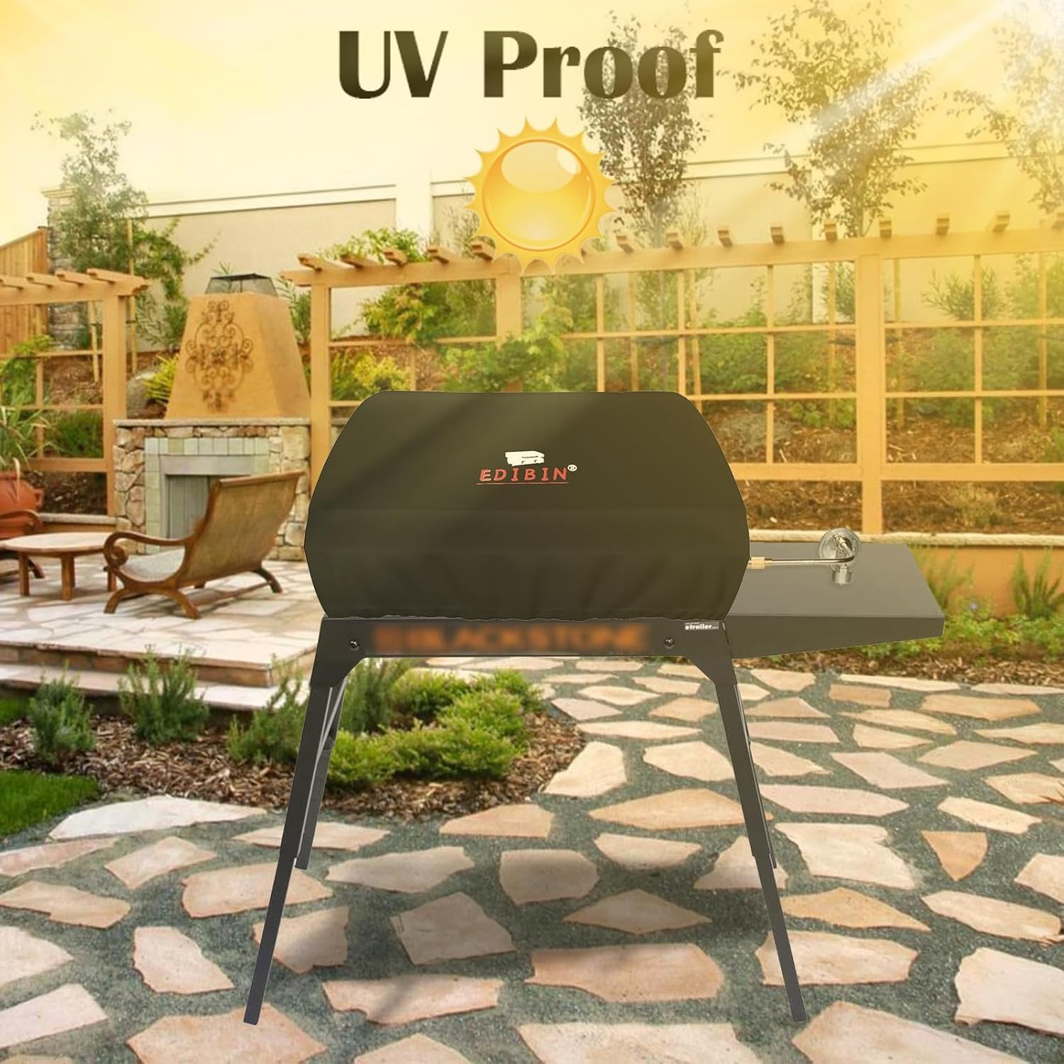 EDIBIN 22 Inch Griddle Cover packaging details