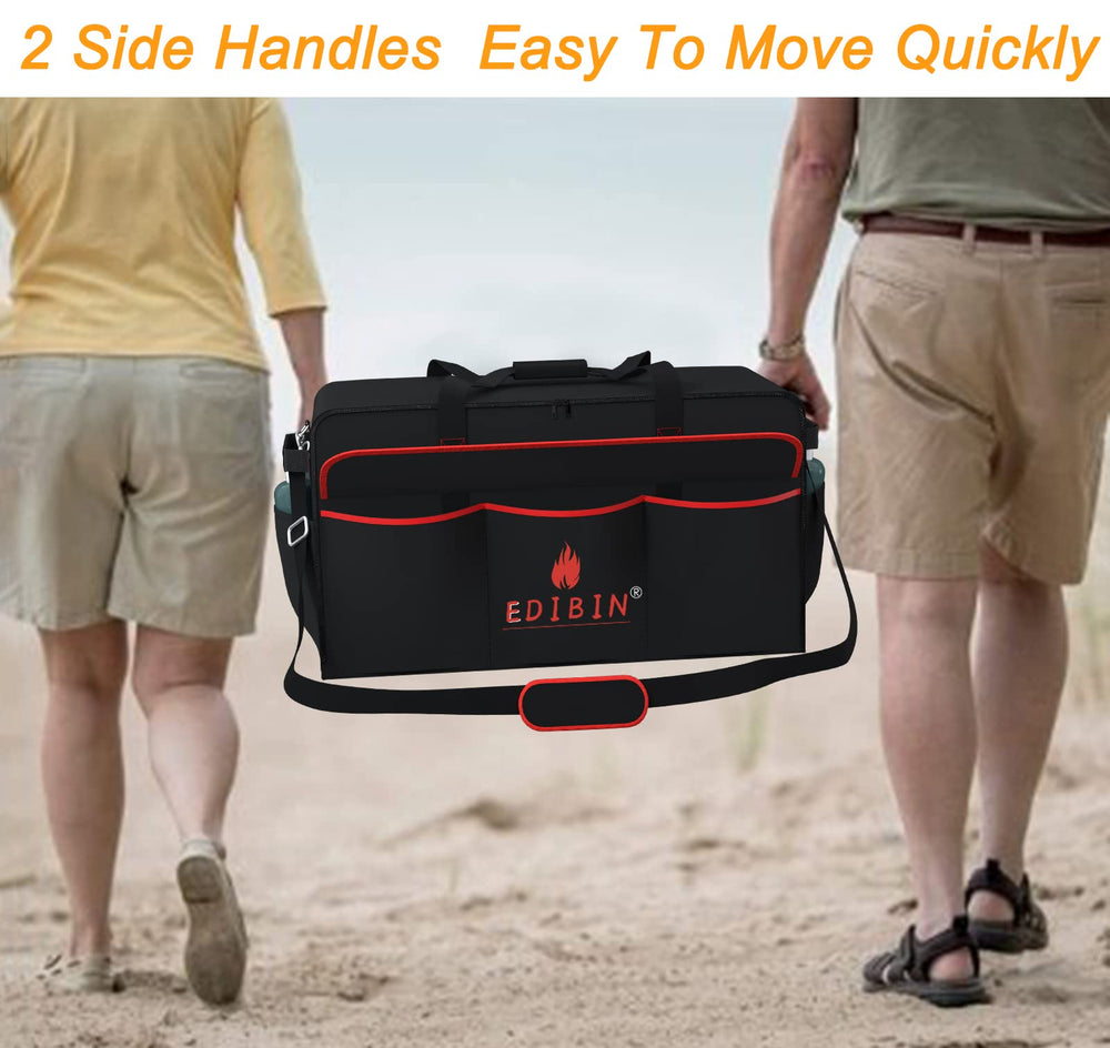EDIBIN Griddle Carry Bag with Blackstone griddle inside
