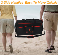 EDIBIN Griddle Carry Bag with Blackstone griddle inside