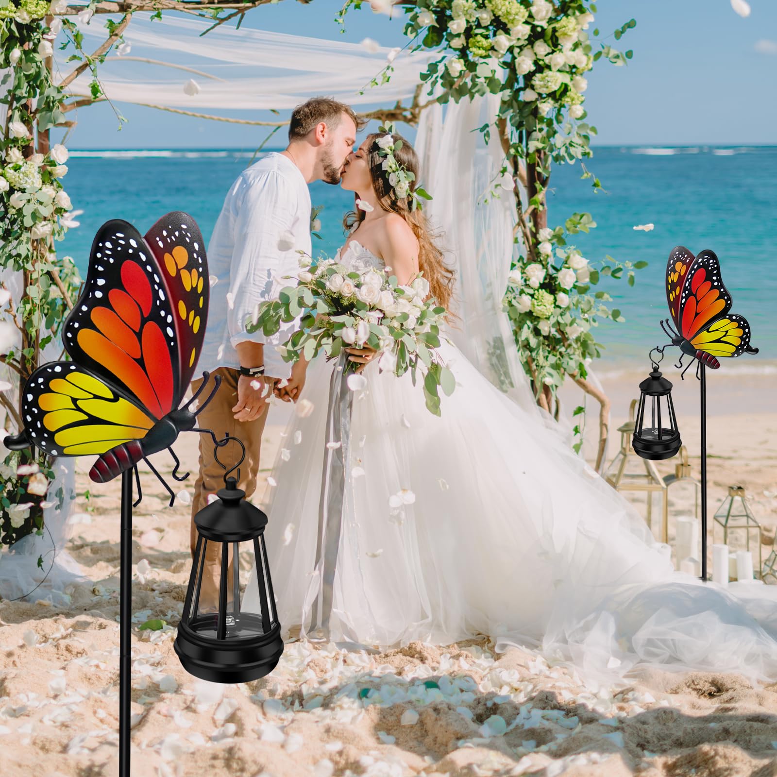 EDOF butterfly garden stake packaging