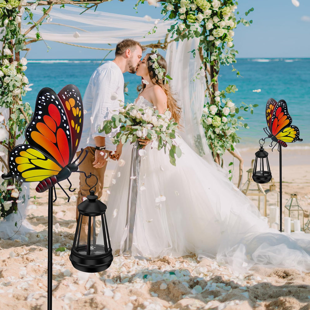 EDOF butterfly garden stake packaging