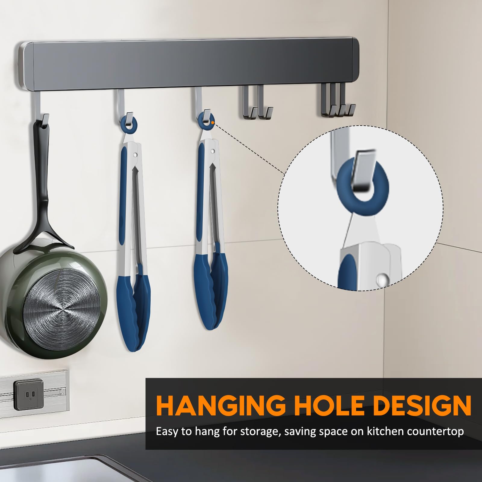 EEKEDO Silicone Tongs in kitchen setting