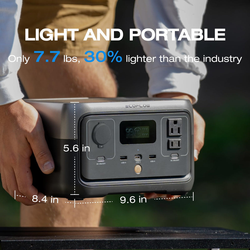 EF ECOFLOW RIVER 2 240 Portable Power Station with ports