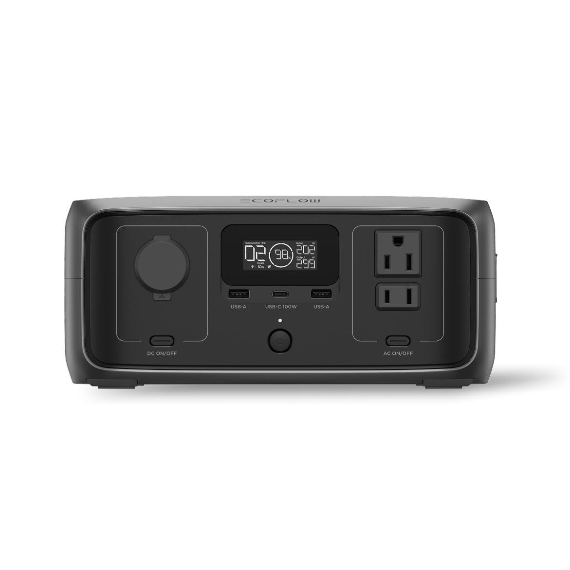 EF ECOFLOW RIVER 3 Portable Power Station front view