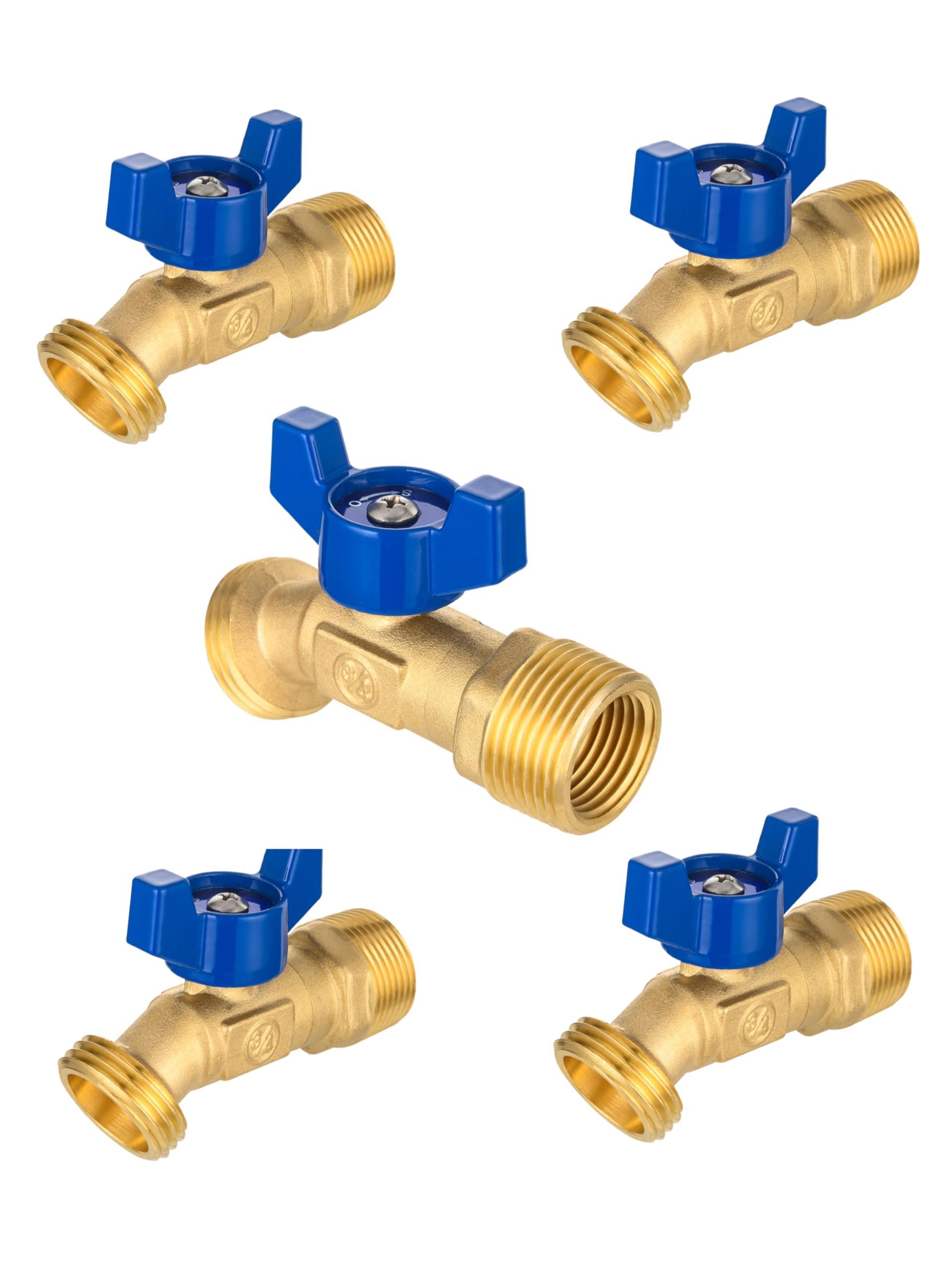 EFIELD 5 Piece Spigot Set with Brass Finish