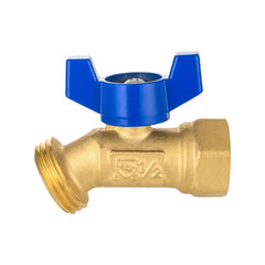 EFIELD Sillcock Hose Bibb Valve side view showing inlet and outlet