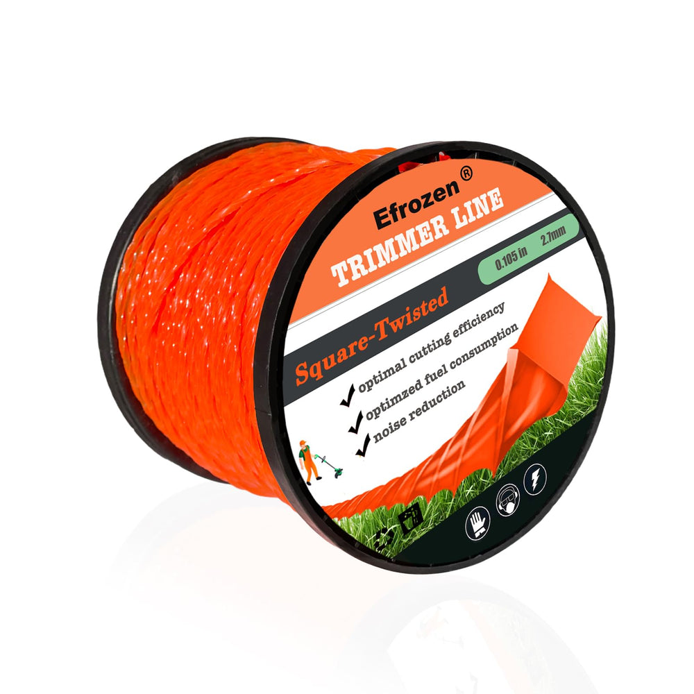 efrozen Weed Eater String square twist design spool