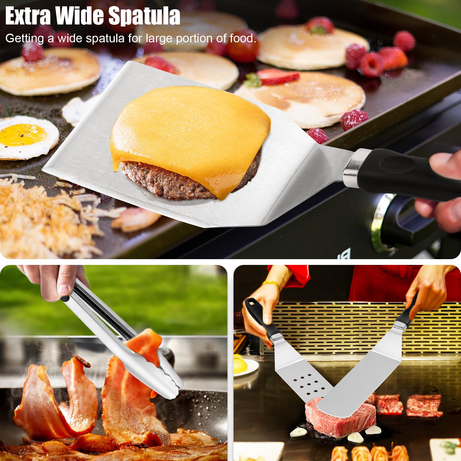 Egg rings and spice shakers from Grilliance grilling set