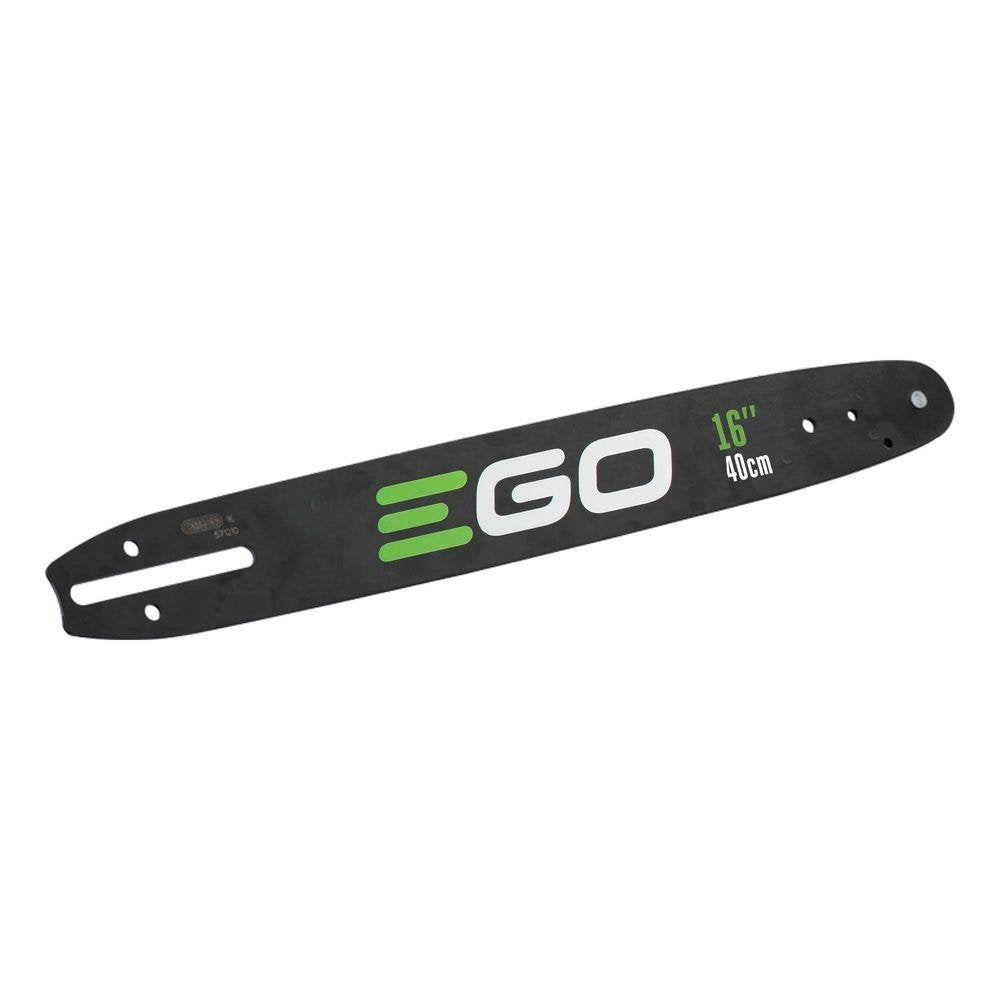 EGO Power+ AG1600 16-Inch Chain Saw Bar side view with packaging