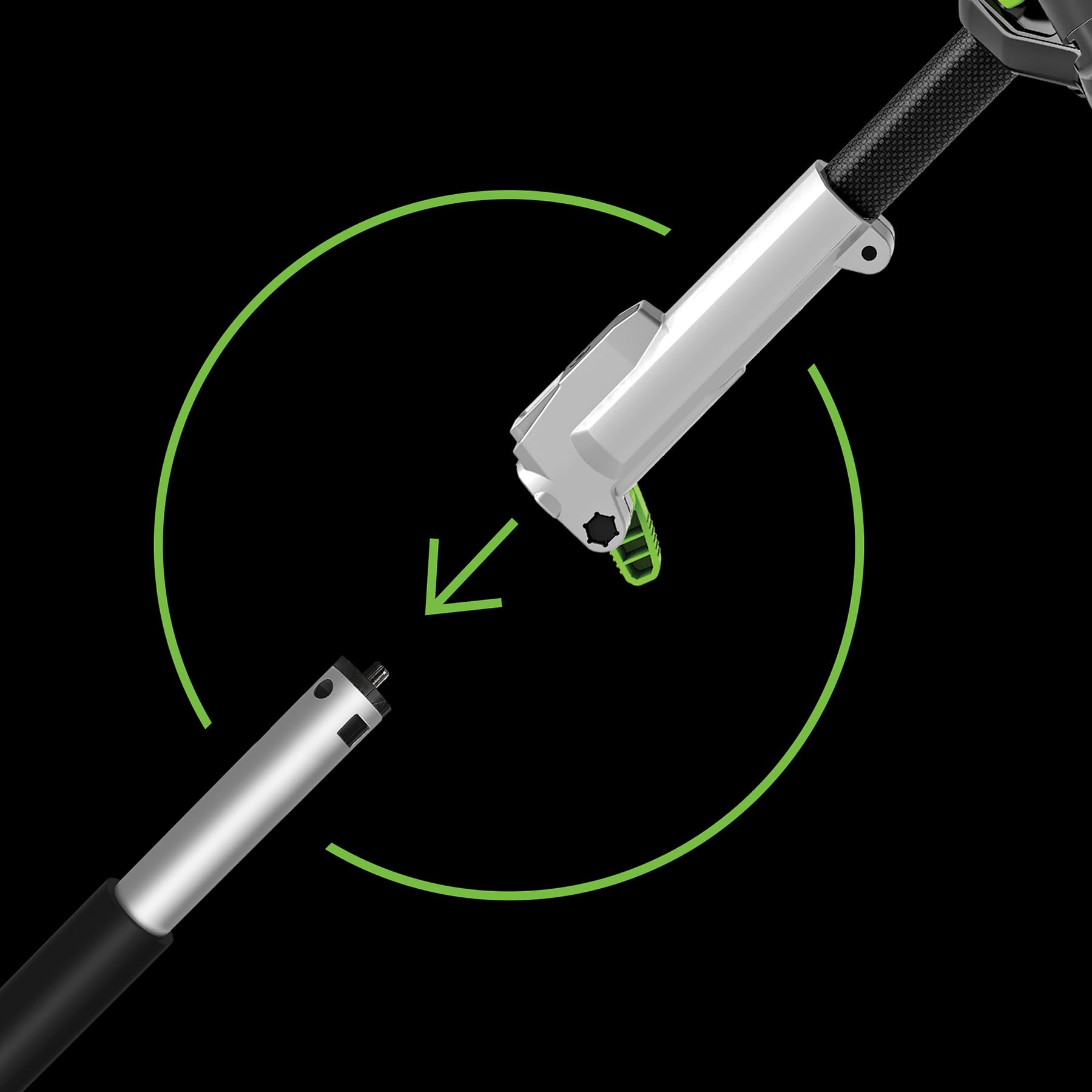 EGO Power+ BCA1220 Brush Cutter Attachment in outdoor setting
