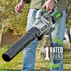 EGO Power+ LB5800 cordless leaf blower with flat nozzle attachment