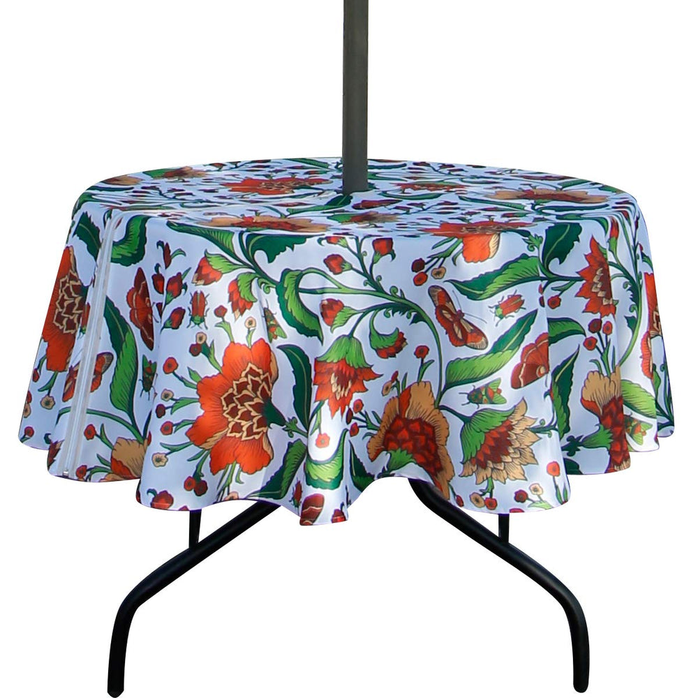 EHouseHome 60-inch round tablecloth in Babala colour with zipper