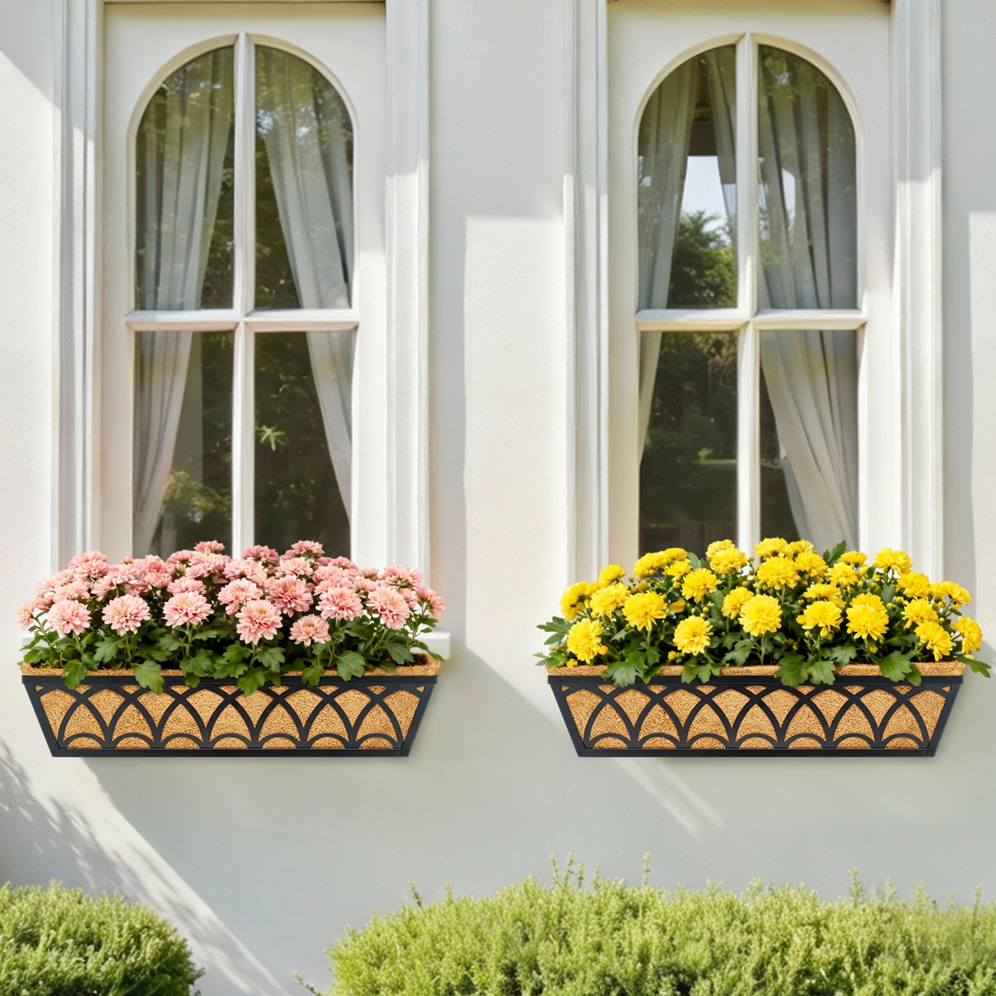 EINYEXW 24 Inch Railing Planter Box packaging details